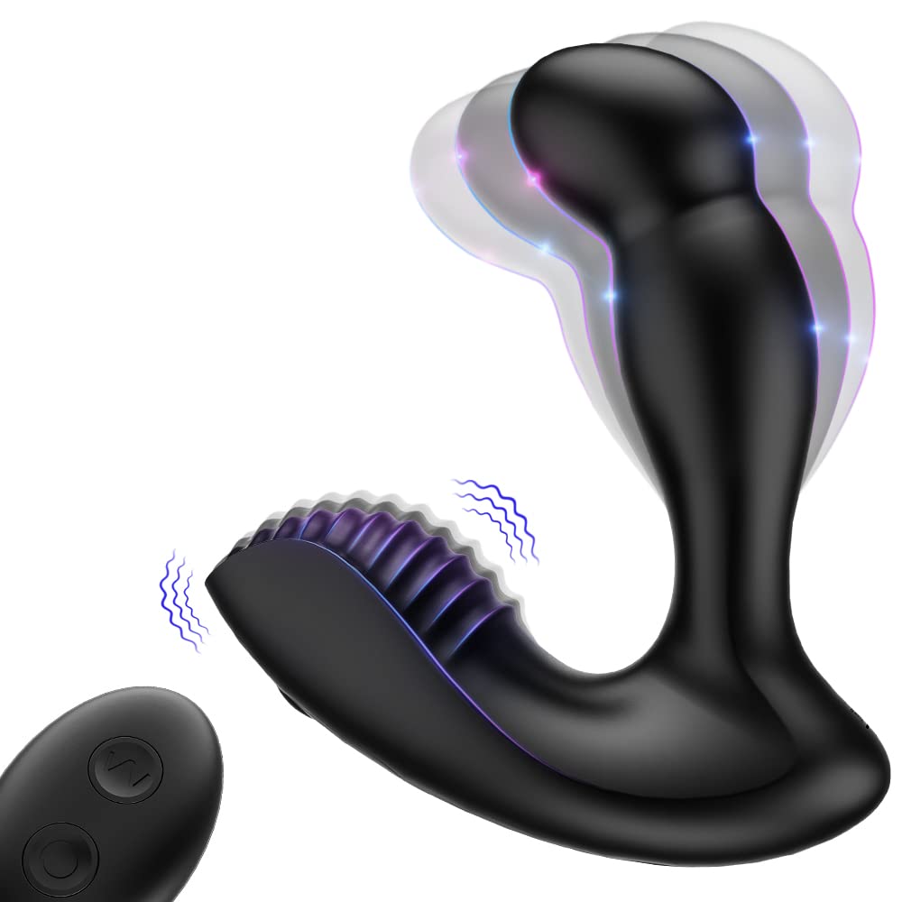 3 in 1 Remote Control Anal Vibrator with Vibrating Anal Butt Plug Appearance