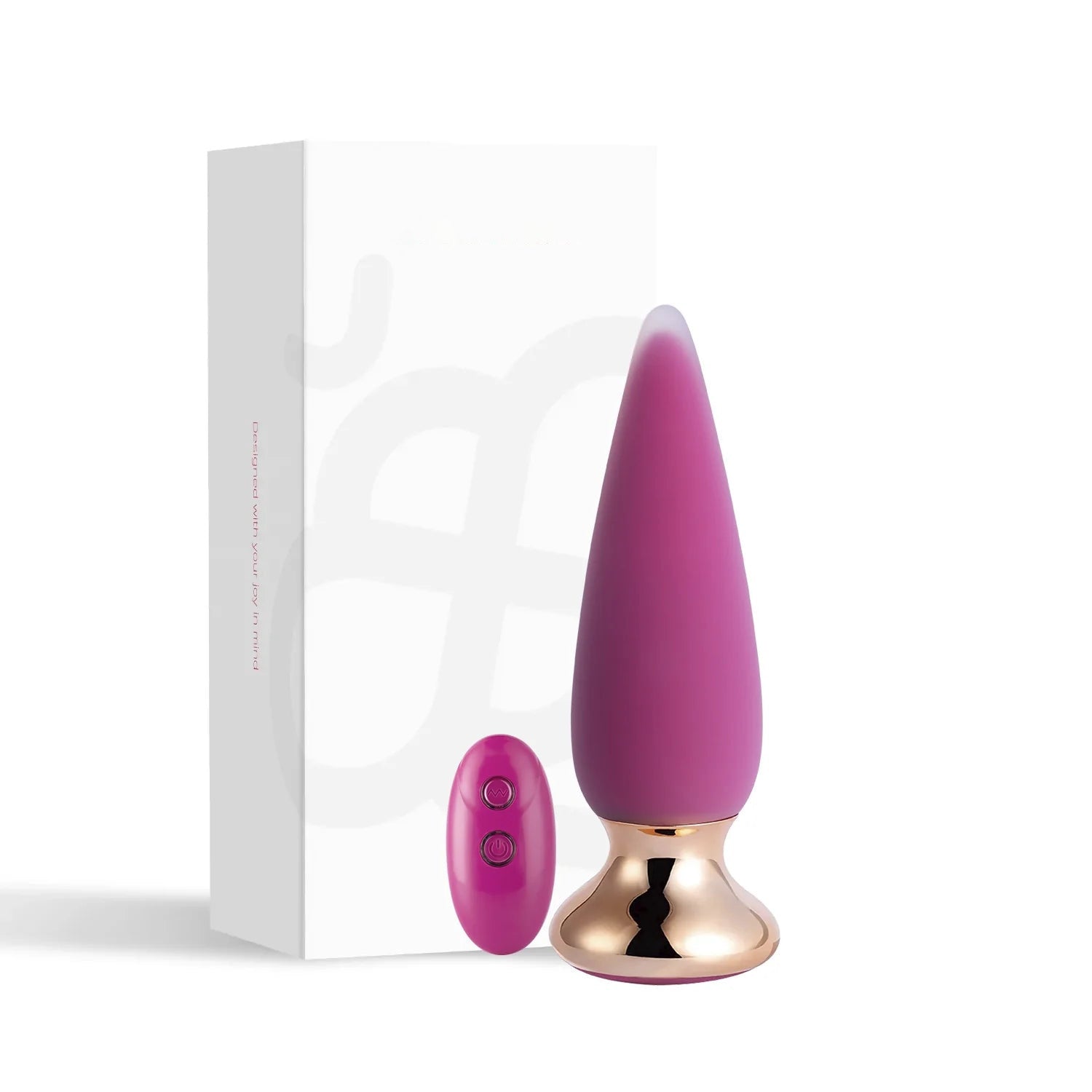 Upgraded Vibrating Anal Butt Plug Vibrator Package