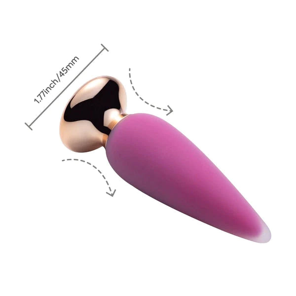 Upgraded Vibrating Anal Butt Plug Vibrator Base Size